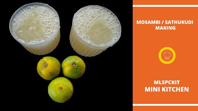 Making of Mosambi / Sathukudi / Sweet Lime Juice Step by Step